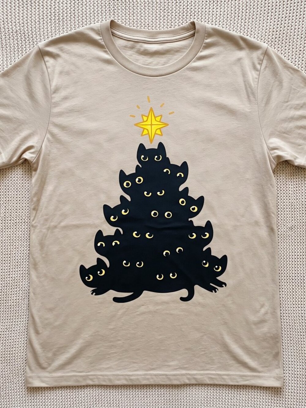 Meowy Christmas Art Board Print